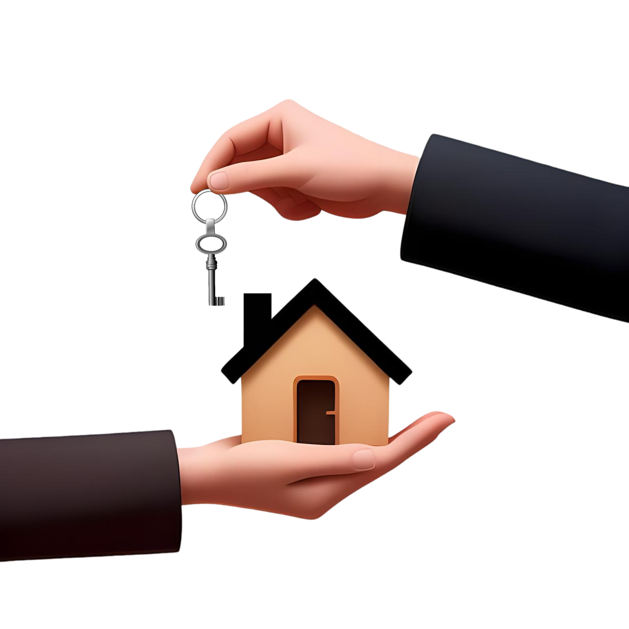 house, key, home